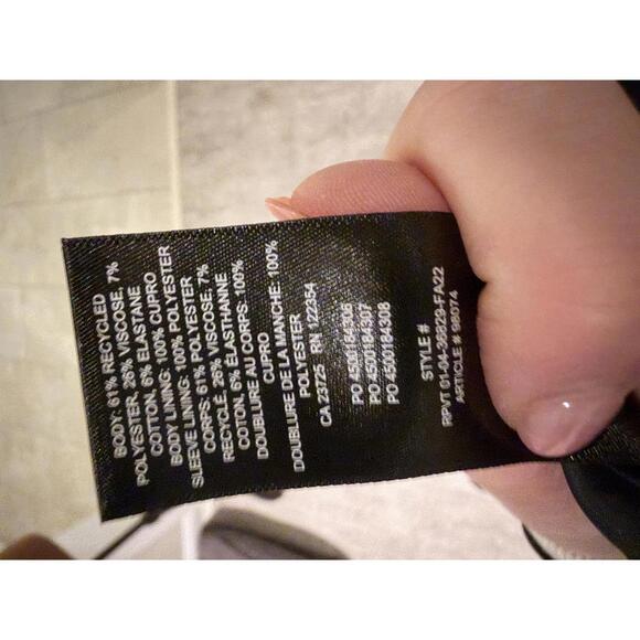 Aritzia Babaton Navy Blue New Agency Oversized Blazer Jacket sz XS - Picture 4 of 6